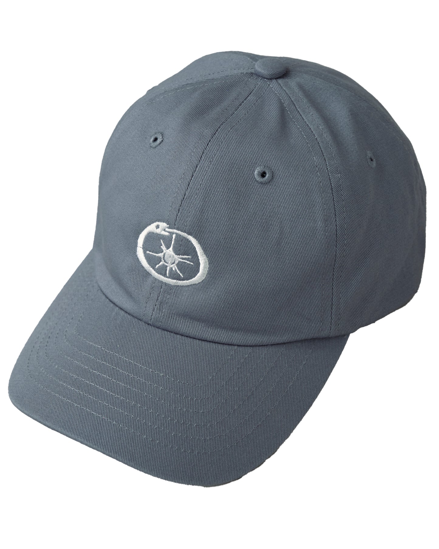 Logo 6-panel-STONE BLUE-
