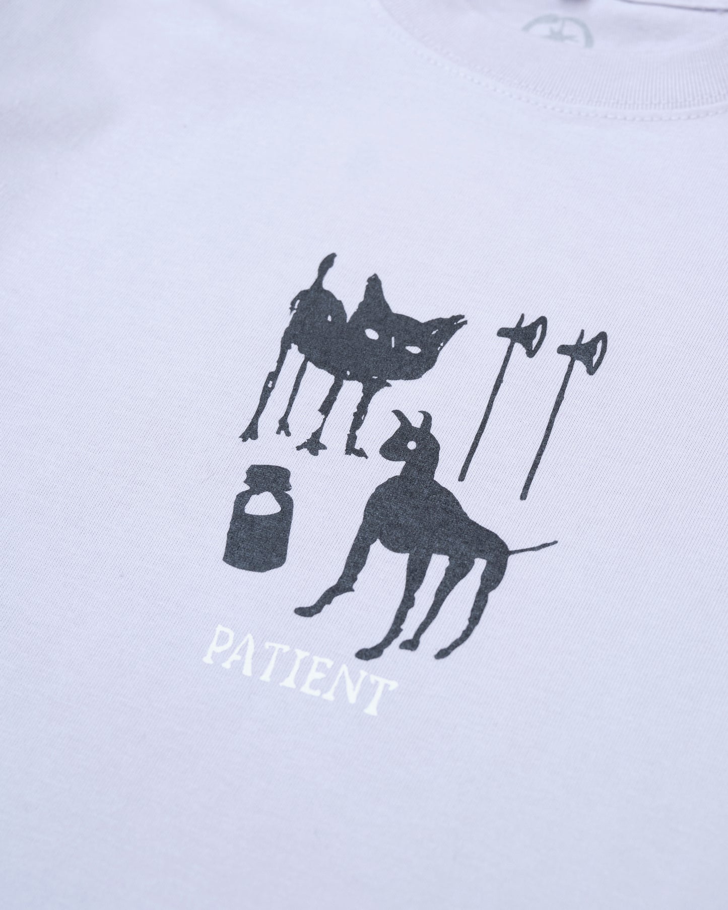 Bad Dog Good Cat S/S Tee-Pale Purple-