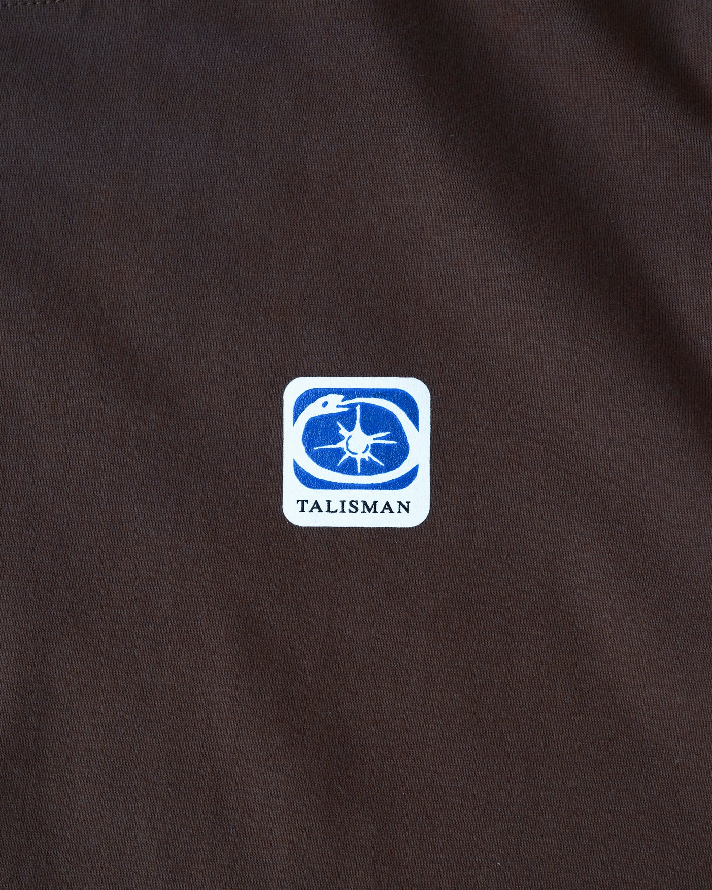 Logo S/S Tee -DARK BROWN-
