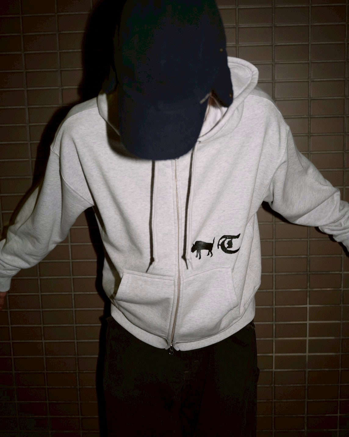 Stray Dog Zip up Hoodie