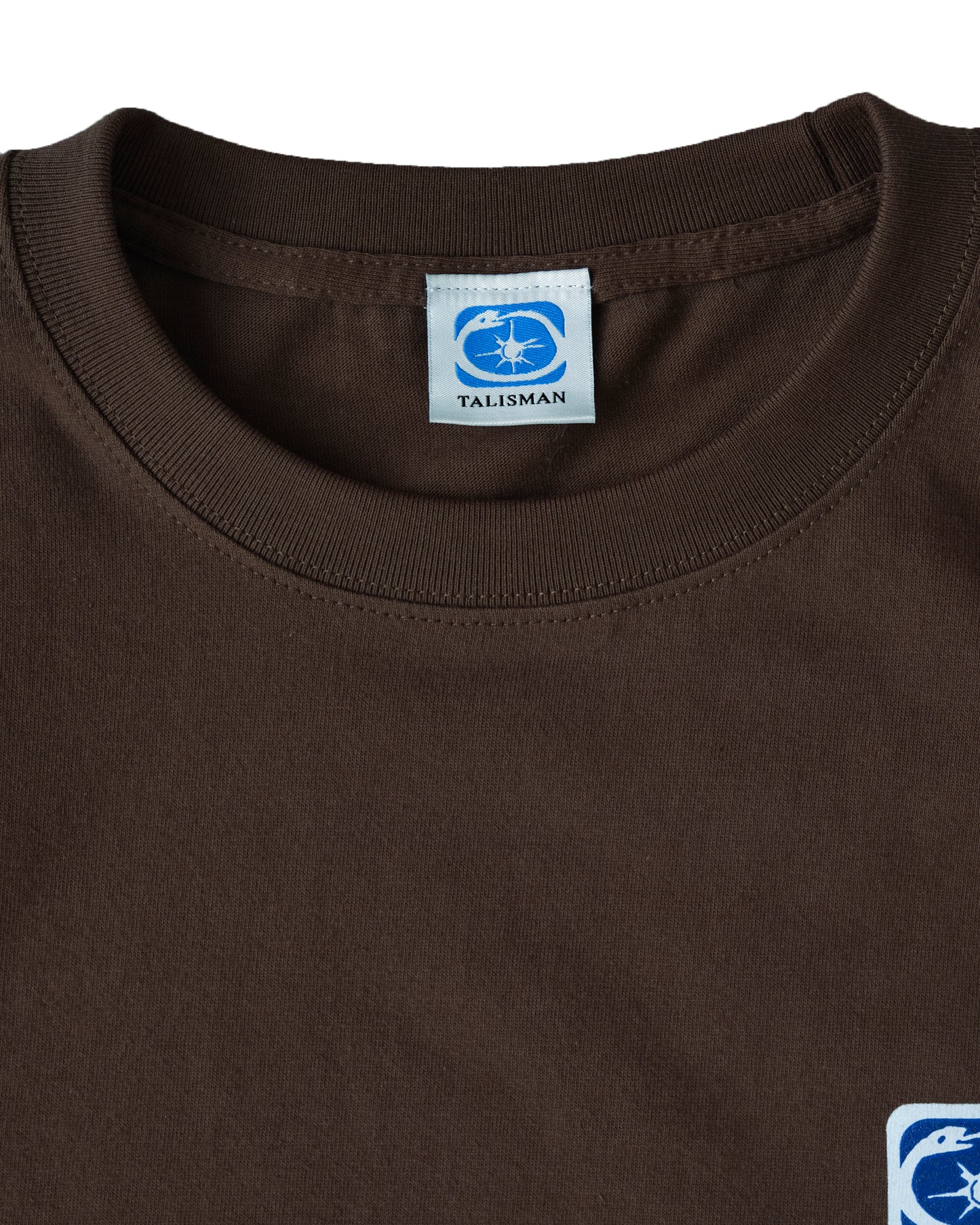 Logo S/S Tee -DARK BROWN-