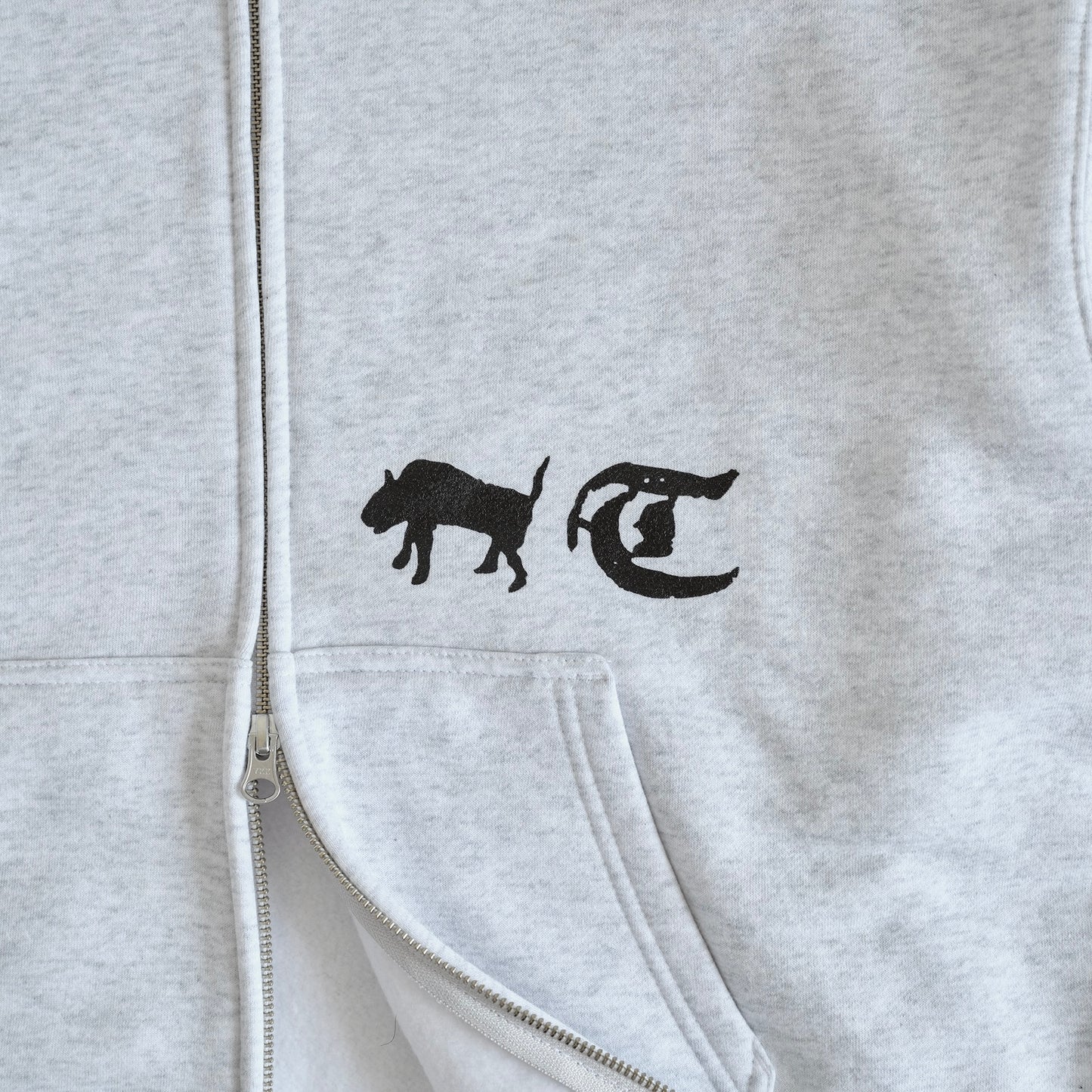 Stray Dog Zip up Hoodie